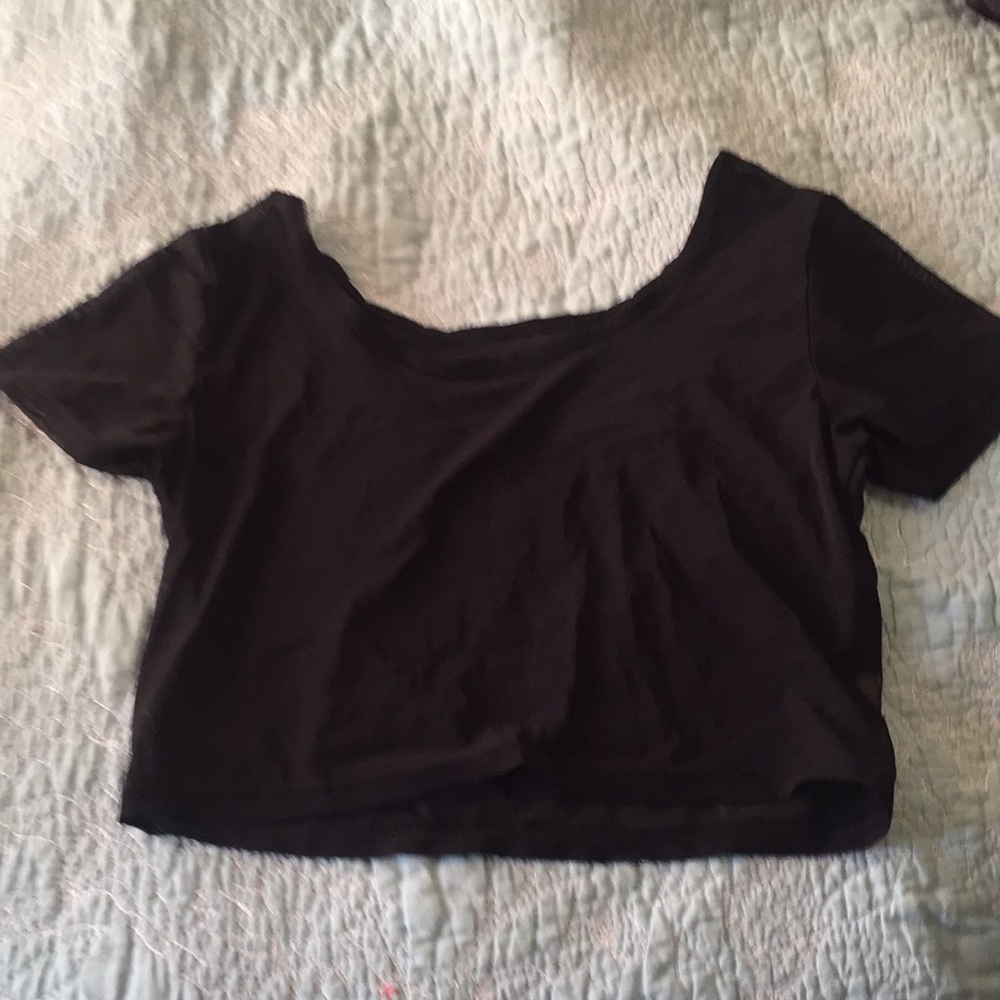 Mesh crop top
